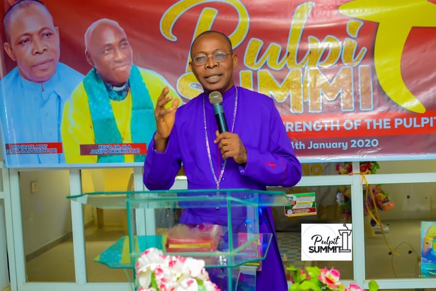 The Pulpit Is Not The Place For Opinion, Philosophy, And Secular Thought But A Place To Preach The Word Of God Empowered By The Holy Spirit - Rev S.A.O Adeoye