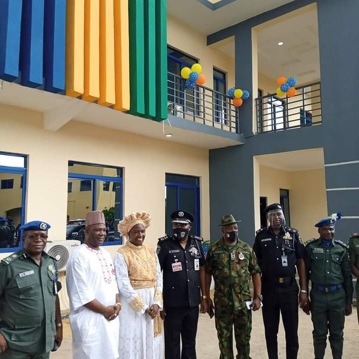 Police IG Thanks Mother Ajayi For Rebuilding SPU Hqtrs in Lagos